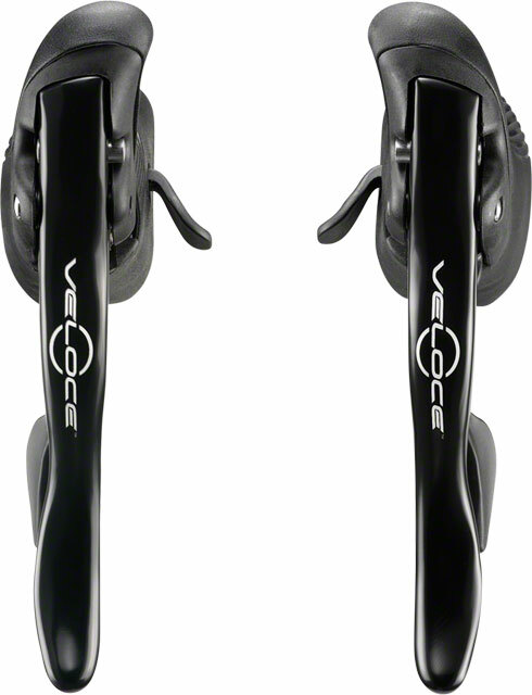 Campagnolo Veloce Ergopower 10-Speed Shifter Set - Black for sale