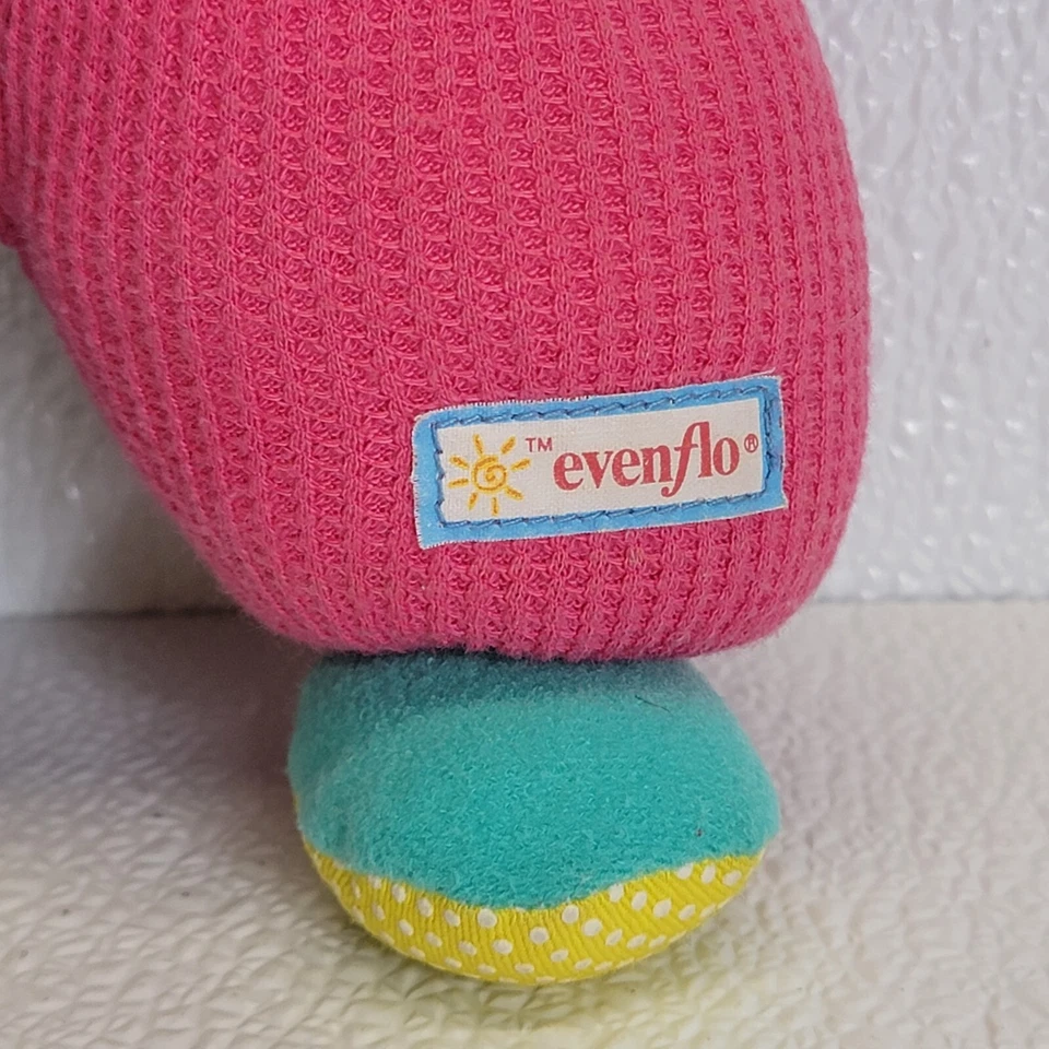 Juguete de peluche suave de colección Evenflo Lisco niñas niños pequeños bebé sonajero térmico Foto 4 de 4