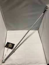 New Adult Silver Riding Crop Whip 2' length Bachelorette Fetish markystore
