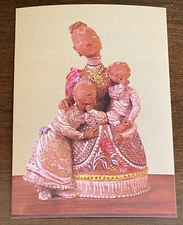 New Vintage Postcard Margit Kovács Family photograph album 1953 sculpture