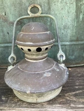 Perkins Marine Oil Lamp Copper & Brass Top Part Only