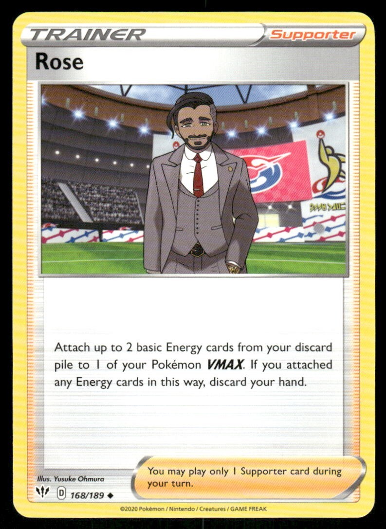 Rose 168/189 Darkness Ablaze Pokemon TCG trading card