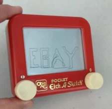 Etch A Sketch Drawing Toy Mini WORKS!  VINTAGE Ohio Art Co.
