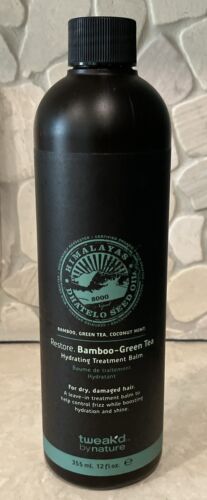 Tweak'd By Nature Restore Bamboo-Green Tea, Hydrating Balm, 12oz, No Pump
