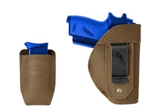 New Barsony Olive Drab IWB Holster + Mag Pouch Browning Colt Mini/Pocket 22 380