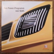 SEAT RANGE orig 2002 German Mkt Brochure - Inca Toledo Leon Cordoba Ibiza Arosa