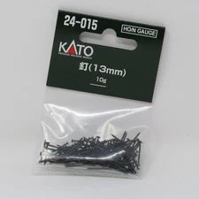 Kato 24-015 Flex Track Mounting Nails 13mm Black 10g Bag for N HO Scale Trains