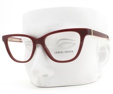 Giorgio Armani Eyeglasses AR 7263 5955 Glasses Gloss Bordeaux Red 53mm with Case