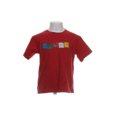 Danfe, T-shirt, Größe: 32, Rot/Mehrfarbig, Baumwolle, Print, Jungen #RHK
