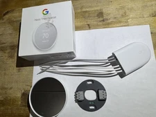 Google Nest Smart Thermostat, Snow WITH C-Wire