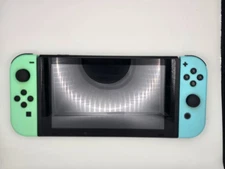 Used Nintendo Switch AC Console Dock Joycons Tested Working NO Game Pikachu Case