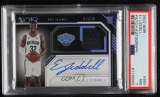 2022-23 Panini Noir Rookie Color 69/99 EJ Liddell #350 PSA 7 Patch Auto 1a07