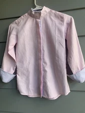 Tailored sportsman Child’s Show Shirt Size 10 Pink Button Down