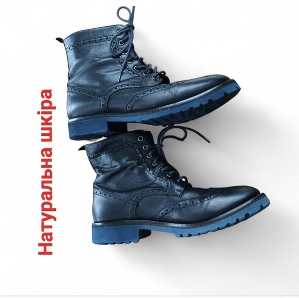 Women Navyboot Boots Black Leather 39.5