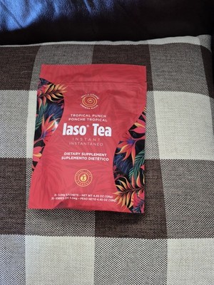 Iaso Instant Tea Tropical Punch - Fruity Cleansing Drink for Digestive Suppor...