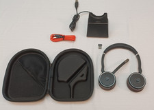 Jabra Evolve 75 Bluetooth Headset w USB Adapter, Charging Dock, USB Cable...