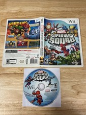Marvel Super Hero Squad Nintendo Wii Case & Disc Fair Artwork
