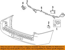 GM OEM 15-16 Escalade ESV Rear Bumper Bumper Components-Harness 23316327