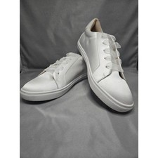 Betsey Johnson White Satin Bridal Sneakers. Size 10M Pre-owned