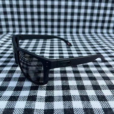 Oakley Holbrook OO9102-05 Polarized Sunglasses Black Frame Black Lens