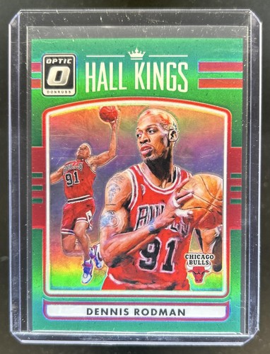 2016-17 Panini Donruss Optic Dennis Rodman Hall Kings Green #/5 Bulls