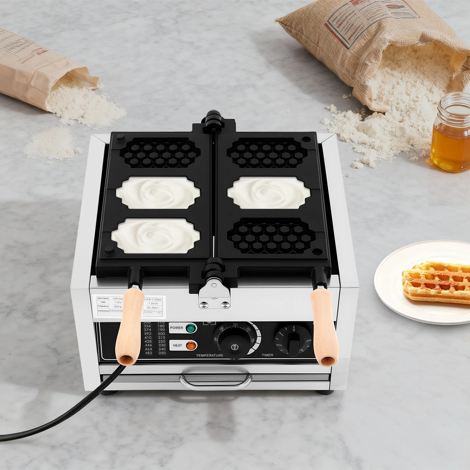 Non-stick Electric Taiyaki Maker Waffle Maker Machine Waffle Baker Machine HOT