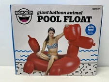 Big Mouth Inc Giant Balloon Animal Red Pool Float Summer Pool Beach Inflatable