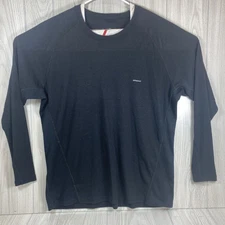 Patagonia Long Sleeve Lightweight Shirt Mens XL Black  Tee Base Layer