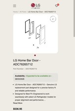 LG ADC76265712 Refrigerator Door Assembly Gen...
