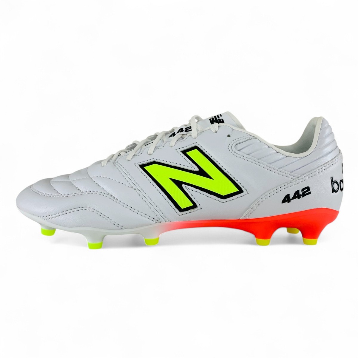 New Balance 442 Pro FG v2 Firm Ground White Men's Soccer Cleats