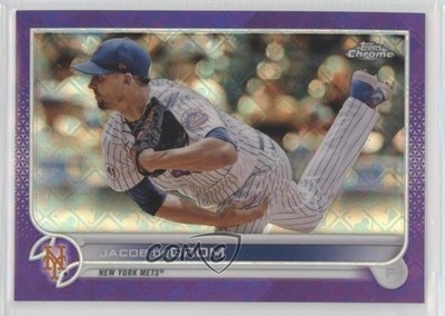 2022 Topps Chrome Logofractor Edition Purple Refractor 44/250 Jacob deGrom 0lq5