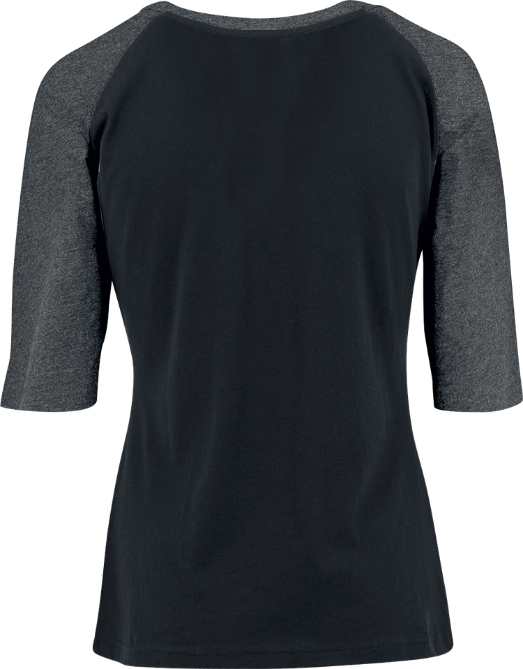 Urban Classics Langarmshirt Damen Ladies 3/4 Contrast Raglan Tee - Bild 2 von 4