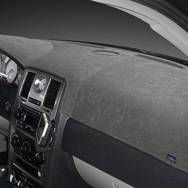 For Chrysler TC Maserati 89-90 Dash Designs Brushed Suede Charcoal Dash Cover