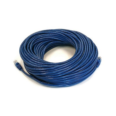 MONOPRICE 146 Patch Cord,Cat 5e,Booted,Blue,100 ft. 5VZG7