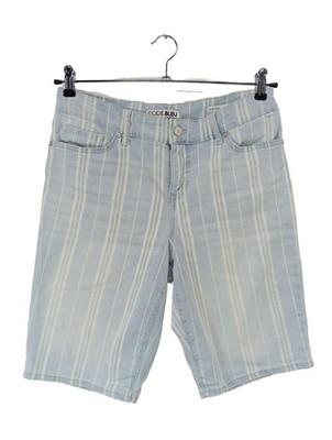 CODE BLEU Bermuda Damen Hose Gr. DE 40 blau-weiß Casual-Look