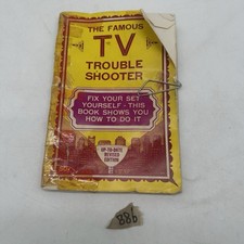 Vintage 1956 TV Trouble Shooter Guide Booklet John Gardner Authentic