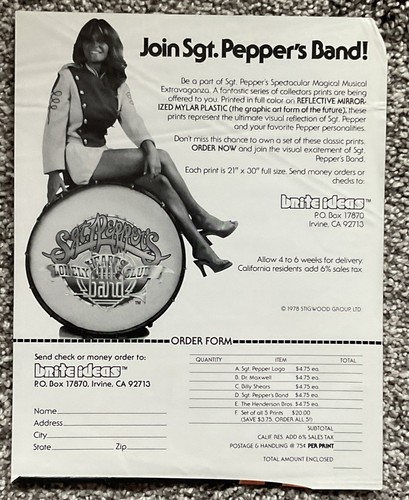 Sgt. Pepper’s Lonely Hearts Club Band Soundtrack Double Vinyl Lp With Poster - Picture 6 of 24