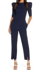 Maggy London Navy Jumpsuit Sz 8