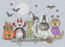 Howling Hounds XKTB18 Counted Cross Stitch Ki...