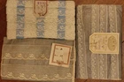 x3 ANTIQUE FRENCH COTTON DENTELLE VALENCIENNES,LACE TRIM,ORIGINAL PACKAGE-UNUSED