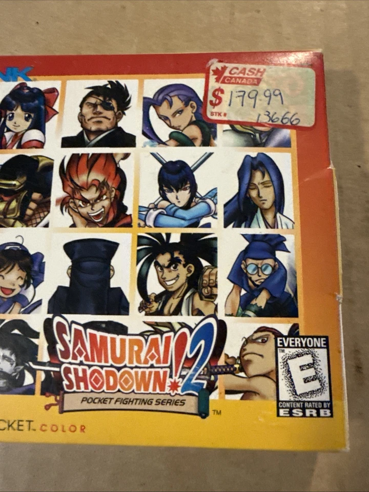 Samurai Shodown 2 (NeoGeo Pocket Color, 1999) Tested/Working - Complete in Box! - Image 3 of 4