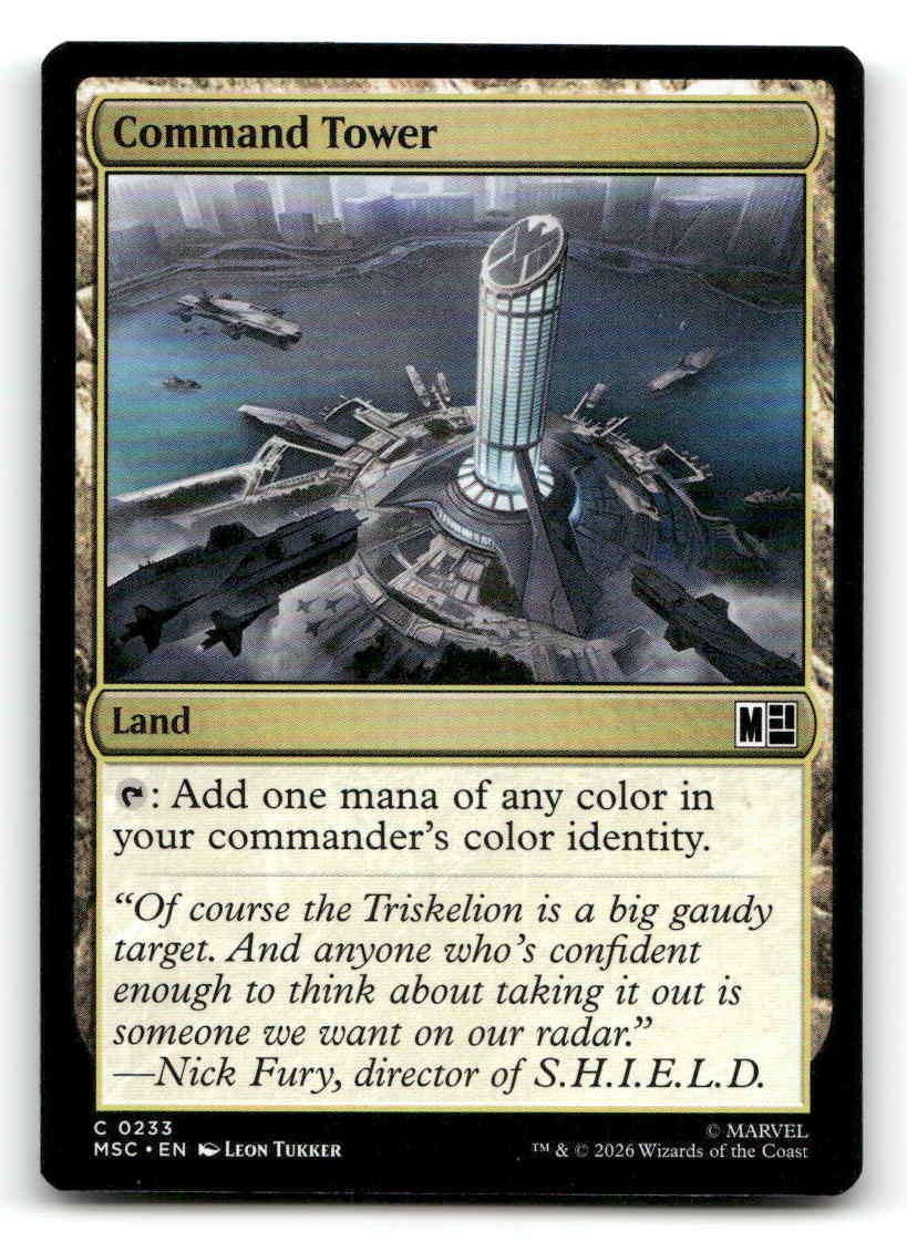Command Tower Commander: Marvel Super Heroes 0233 NM Magic