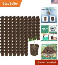 200 Organic Hydroponic Sponge Grow Starter Pods for Indoor Plant Growth 0.38 per gallon