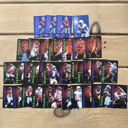 1995-96 Rookies Fame Fortune Basketball Football 36 Card Lot Garnett Sapp McNair - Picture 1 of 5