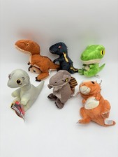 Jurassic World Toys Lot Plush Dinosaur Figures Bundle Indoraptor TREX Universal