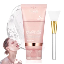 Collagen Overnight Wrapping Mask Deep Hydrating Moisturizing Night Care Mask 75g