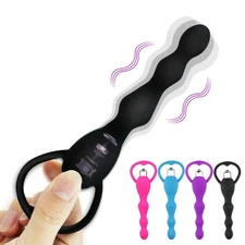 Butt Anal Plug Vibrator Vibrating Prostate Massager Adult Sex Toys for Women Men