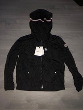 moncler grimpeurs black windbreaker medium(size 1)black nylon jacket