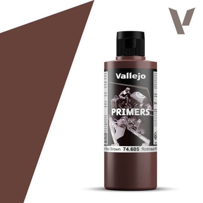 Vallejo Primer Color German Red Brown 200 ml