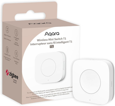 Aqara Zigbee 3.0 Mini Switch T1 for Smart Home, Requires Aqara Hub